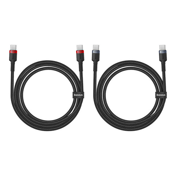 Baseus Cafule USB-C na USB-C 100W kabel 1m - sada 2 kusů