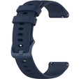 Pasek Silikonowy 18mm do Garmin Vivomove 3S / Vivoactive 4S, Dark Blue