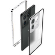 Pouzdro pro Motorola Edge 50 Ultra, Frame Case, stříbrné
