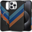 Pouzdro pro iPhone 15 Pro Max, Carbon Fiber MagSafe, námořnicky modré