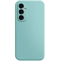 Pouzdro pro Samsung Galaxy A25 5G, Silicone Lite, světle modré + 9H sklo