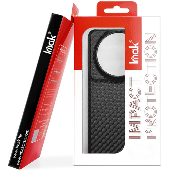Pouzdro IMAK pro Xiaomi 13, Ruiyi Series, Carbon, černé