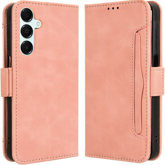 Klopové pouzdro pro Samsung Galaxy A16, Card Slot, růžové