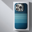 Pouzdro iPhone 16 Pro, Frame Kickstand, pro MagSafe, Moon Blue