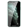 Pouzdro pro iPhone 12 Mini, Magnetic Dual Glass, zelené