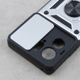 Pouzdro pro Motorola Edge 40, CamShield Slide, stříbrné