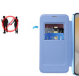 Klopové pouzdro pro Samsung Galaxy S25 FE, RFID Wallet MagSafe CamShield, modré