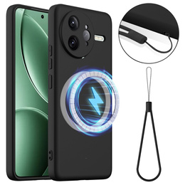 Pouzdro pro Xiaomi Poco F7 Ultra, Silicone MagSafe, černé