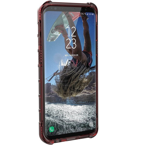 Pouzdro Urban Armor Gear pro Samsung Galaxy S9, Plyo, červené