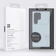 NILLKIN pouzdro pro Samsung Galaxy S23 Ultra, silikonové pouzdro CamShield pro MagSafe, modré