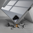 Pouzdro pro Xiaomi Pad 6S Pro 12.4, Smartcase Hybrid, se slotem na stylus, šedé
