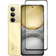 3D tvrzené sklo pro Realme 14X / Realme C75, černý rámeček
