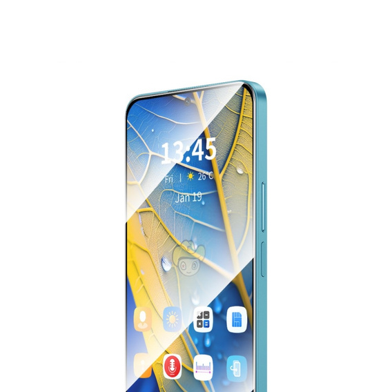 ENKAY Tvrzené sklo pro Samsung Galaxy S23 FE, černé