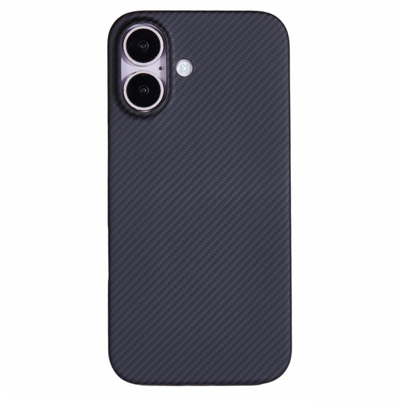 Pouzdro pro iPhone 16 Plus, Aramid Fiber Cover, černé