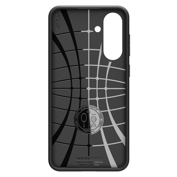 Pouzdro Spigen pro Samsung Galaxy A56 5G, Liquid Air, černé + 9H tvrzené sklo