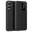 Flipové pouzdro pro Samsung Galaxy A55 5G, Smart View Wallet, černé