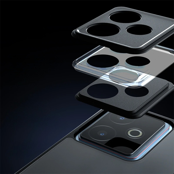 Pouzdro pro Realme GT 7 / 7T, Fusion Hybrid, transparentní / černé