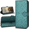 Flipové pouzdro pro Motorola Edge 60 Pro, Wallet Rhombus, zelené