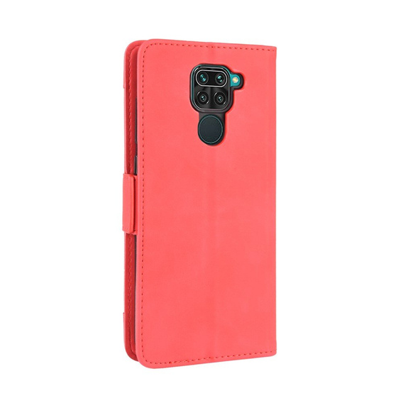 Klopové pouzdro pro Xiaomi Redmi Note 9, Card Slot, červené