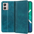 Flipové pouzdro pro Motorola Moto G53 / G23 / G13, Split Leather, zelené