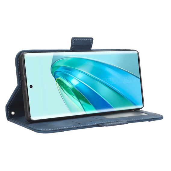 Klopové pouzdro pro Honor Magic 5 Lite 5G, Card Slot, námořnicky modré