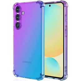 Pouzdro pro Samsung Galaxy S24 FE, Gradient Dropproof, Fialová / modrá
