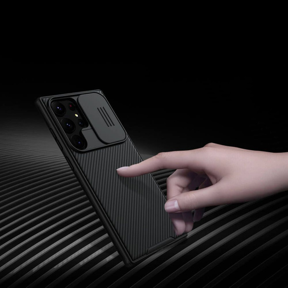 Pouzdro pro Samsung Galaxy S23 Ultra, obrněné Nillkin, CamShield Pro, černé