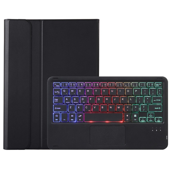 Podsvícené pouzdro s bluetooth touchpadem pro Xiaomi Pad 7 / Xiaomi Pad 7 Pro, černé