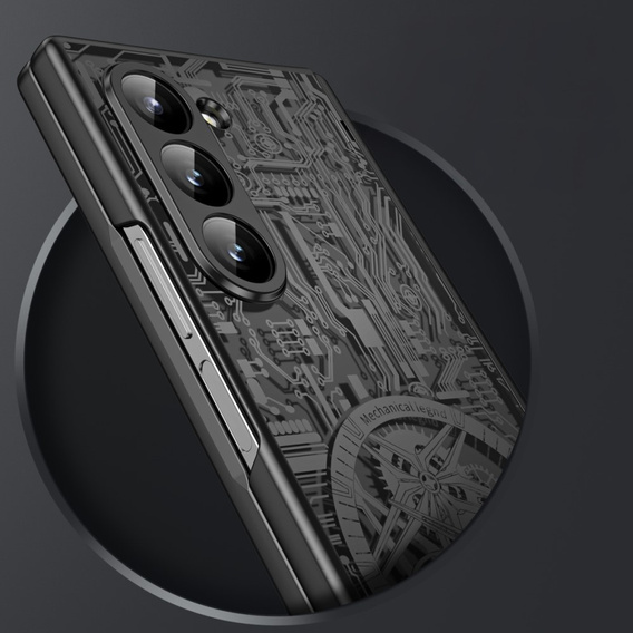 Pouzdro pro Samsung Galaxy Z Fold6 5G, Mechanical Legend, černé