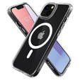 Pouzdro MagSafe Spigen pro iPhone 13 Mini, Ultra Hybrid, bílé + 9H tvrzené sklo