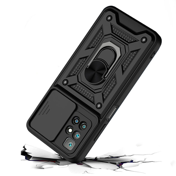 Pouzdro pro Xiaomi Redmi 10, CamShield Slide, černé