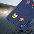 Dětské pouzdro pro iPad mini 7.9" 2019/2015/2014/2013/2012 (5/4/3/2/1 gen.), Cute Patterns, se stojánkem, námořnicky modré