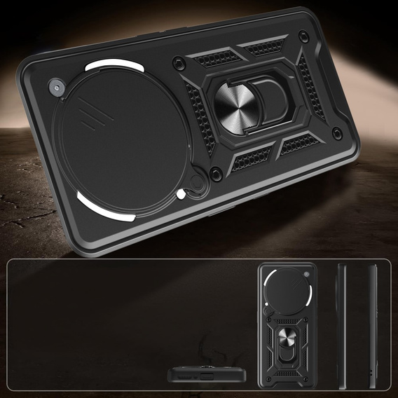 Pouzdro pro Nothing Phone 3A Pro, CamShield Slide, černé