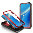 Pouzdro pro Samsung Galaxy A54 5G, CamShield Slide, červené / černé