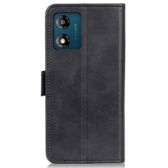 Klopové pouzdro pro Motorola Moto E13, Wallet, černé