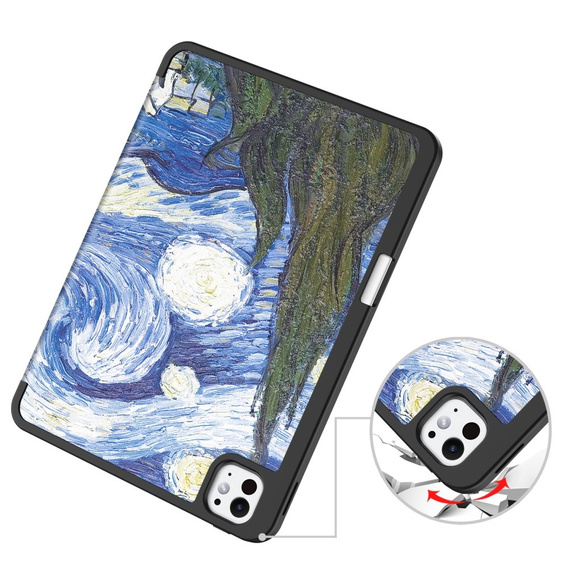 Pouzdro pro iPad Pro 11 2024, Smartcase, oil painting