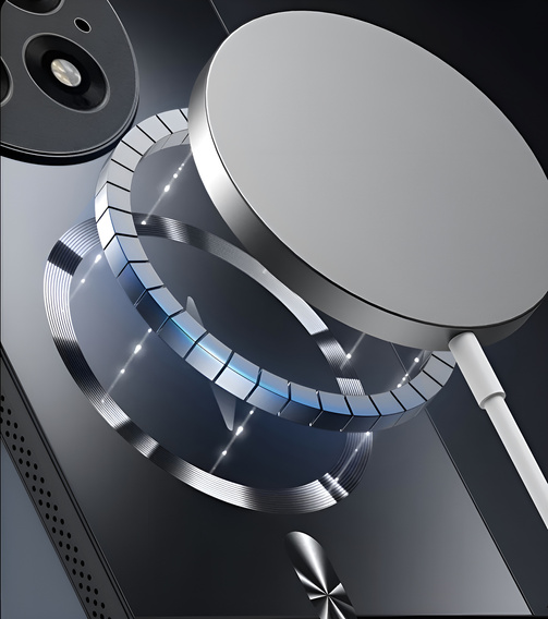 Pouzdro pro OnePlus 13, MagSafe, stříbrné,