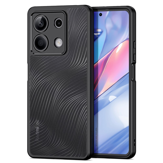 Pouzdro DuxDucis pro Xiaomi Redmi Note 13 5G, Aimo case, transparentní / černé