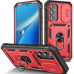 Pouzdro pro Samsung Galaxy A54 5G, CamShield Slide, červené / černé