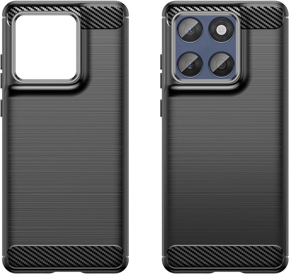 Pouzdro pro Motorola Edge 60 / 60 Fusion, Carbon, černé