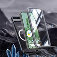 Pouzdro pro Google Pixel 9 / Google Pixel 9 Pro, Shockproof, se sklem, pro MagSafe, černé