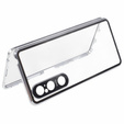 Pouzdro pro Sony Xperia 1 V, Magnetic Dual Glass, stříbrné