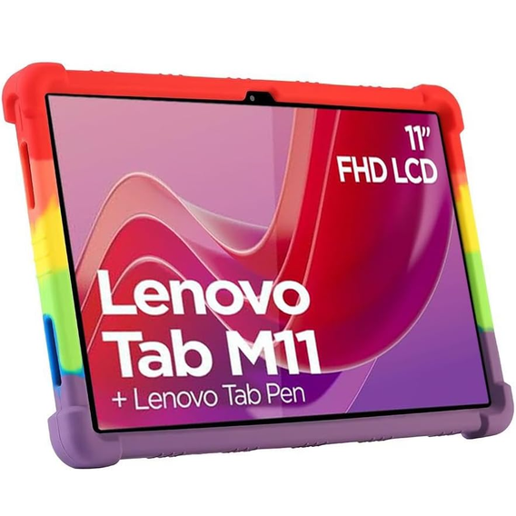 Silikonový obal pro Lenovo Tab M11, Impact, pancéřovaný, vícebarevné