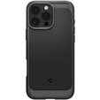 Pouzdro Spigen pro iPhone 16 Pro, Rugged Armor MagSafe, šedé + tvrzené sklo 9H