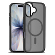 Matné pouzdro pro iPhone 17, pro MagSafe, průsvitné černé
