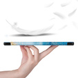 Pouzdro pro Samsung Galaxy Tab A9+, Smartcase, wave