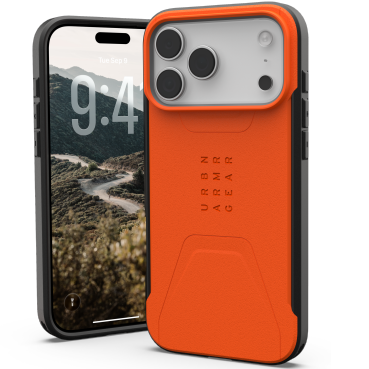 Pouzdro Urban Armor Gear pro iPhone 17 Pro Max, Civilian MagSafe, oranžové