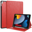 Pouzdro pro iPad 10.2 2021 / 2020 / 2019, Business Card and Pen Slot, červené