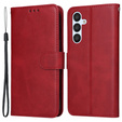 Klopové pouzdro pro Samsung Galaxy A54 5G, Leather Wallet, červené