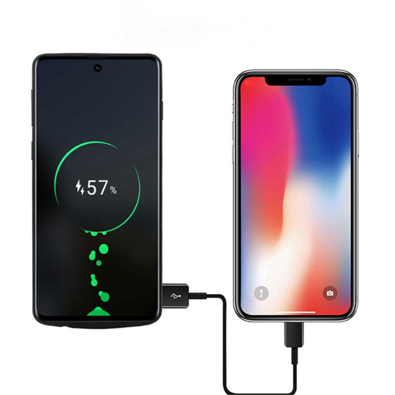 4800mAh bateriové pouzdro pro Samsung Galaxy S22, černé